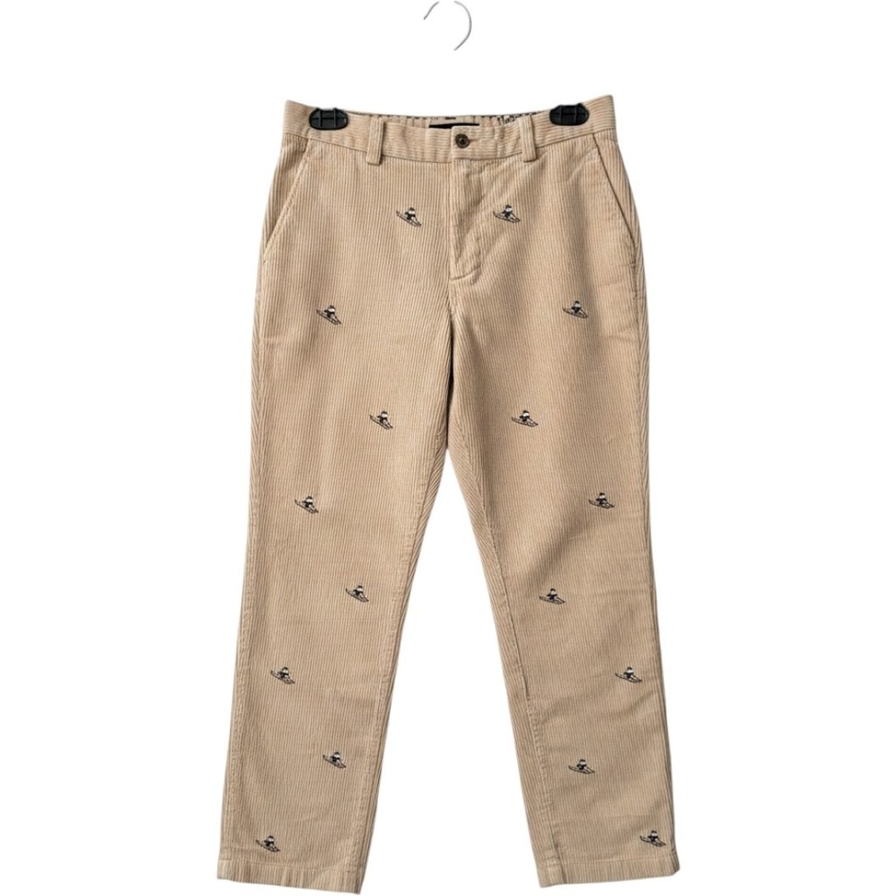 Brooks Brothers Fleece Kids Corduroy Skier Embroidered Pants 100041706